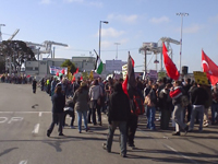 Labor and Community Picket of an Israeli Zim Line Ship