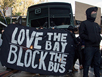 April Kicks Off with Two Anti-Gentrification Tech Bus Blockades in Oakland
