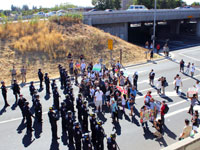 Protesters Block Highway 101 Demanding Justice for Andy Lopez