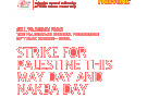Call to Action from the Palestinian General Federation of Trade Unions - Gaza Strip