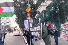 Protest In Front Of SFLC OCPE Dinner Honoring Zionist ILWU President Willie Adams