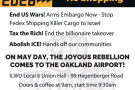 May Day Action At ILWU6 and Oakland Airport