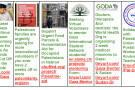 Snapshot of fundraisers and short descriptions with links