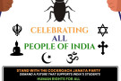 Celebrating ALL People of India flyer