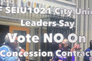 San Francisco City workers are fed up with a concession contract being pushed by the top leaders of the SEIU 1021 and threats to retaliat...