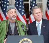 Bush and Karzai