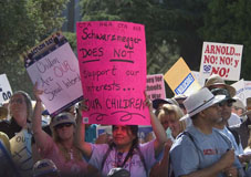 School Funding Crisis Action Day in Sacramento and LA