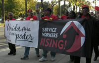 Service Workers Rally in San Jose