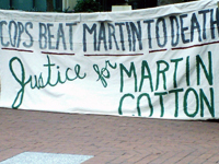 Eureka Police Murder of Martin Frederick Cotton II on Trial in Oakland