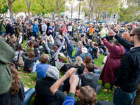 Occupy Santa Cruz Holds First General Assembly, Decides on Occupation of San Lorenzo Park