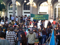 UC Santa Cruz Students Join Occupy Movement with "Occupy Education" Protest