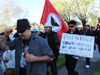 Black Berets Walk for Peace through the Barrios of San Jose