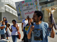 Protesting Monsanto with La Defensa del Maiz San José