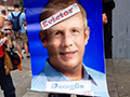 "Sex Positive, Eviction Negative" Protest Against Google Lawyer Jack Halprin