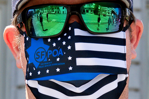 Blue Lives Matter Masks Flaunted by San Francisco Police