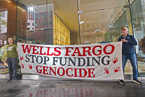 Climate Activists Shut Down Wells Fargo Global Headquarters