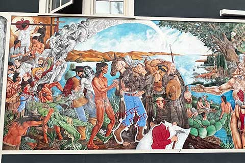 Indigenous Artist Fixes Racist Piedmont Avenue Mural