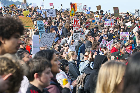 SF Students Walkout for Massive Anti-ICE Action