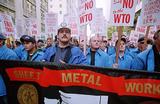 "Labor Battles The WTO" focuses on the thousands of trade unionists and workers who went to protest the WTO in Seattle in 1999. This mass protest was one of the largest that labor had participated in 