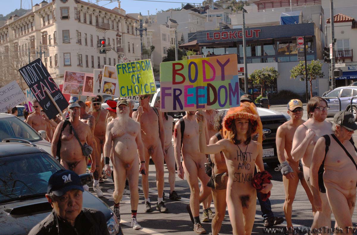 Valentines day nude walk 2016