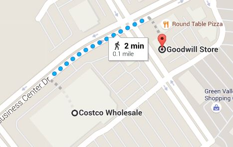 WHERE: Costco in Fairfield, CA (5101 Business Center Dr, Fairfield, CA ) 

Note: We will meet in the Goodwill (5081 Business Center Dr, Fairfield, CA 94534) parking area, a 2 minute walk