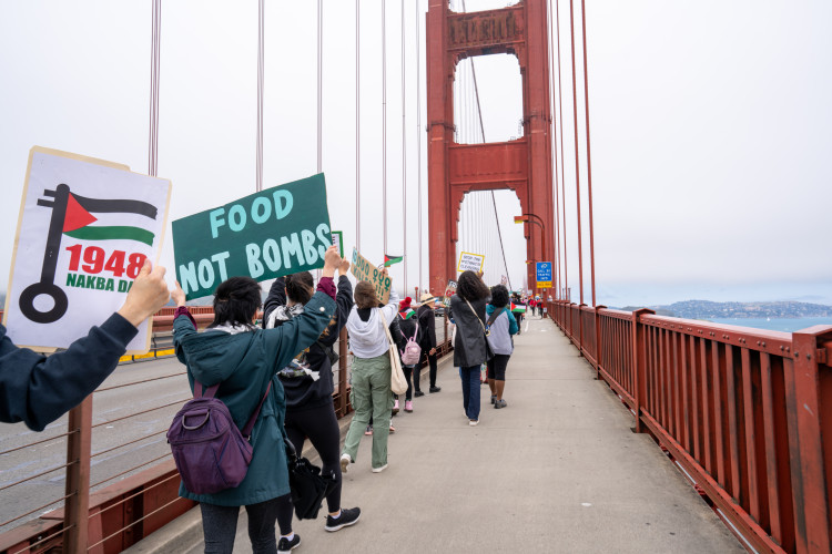 Participants gathered at the Golden Gate Welcome Center