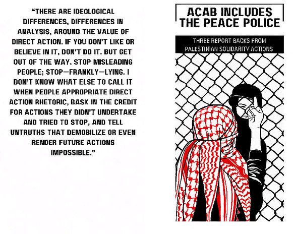 Printable zine of ACAB Includes Peace Police with OCR