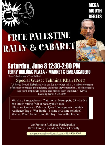 Free Palestine Rally & Cabaret @ Embarcadero Plaza
