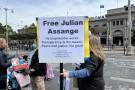 Rallies for Julian Assange have happened over many years. The KPFA Local Station Board  blocked support by KPFA to free Julian