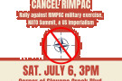 Rally to Resist NATO and Cancel RIMPAC - flyer