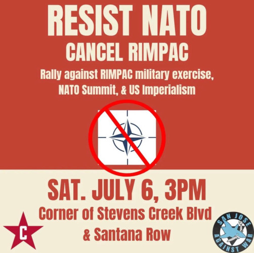 Rally to Resist NATO and Cancel RIMPAC - flyer