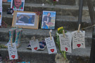 Gathering at Old City Hall shows photos of victims of Israel's attempted Holocaust