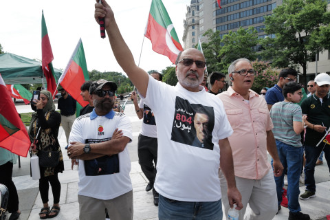 WASHINGTON (08-04) – Pakistani American members of Tehreek-e-Insaf  (PTI), the political party of former Prime Minister Imran Khan, the p...