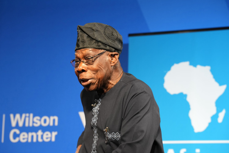 Former Nigerian President Obasanjo.