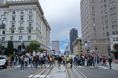 Protesters want more from Kamala than "we are working for a cease fire." 