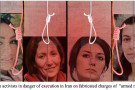 Four woman activists in danger of execution in Iran on fabricated charges of  "armed rebellion".