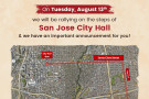 San Jose City Hall Plaza	
200 E. Santa Clara Street
San Jose CA 95113
