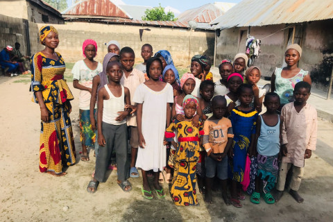 children and directors at Freedom Children Orphanage