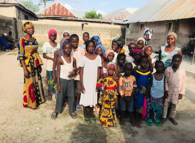 children and directors at Freedom Children Orphanage