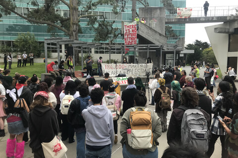 SF State rally for Palestine