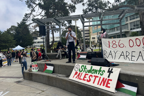 Rally At SF State For Palestine