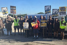 Teamsters Protest Death Of UPS Member & Demand AC