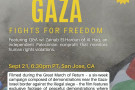 Gaza Fights for Freedom flyer