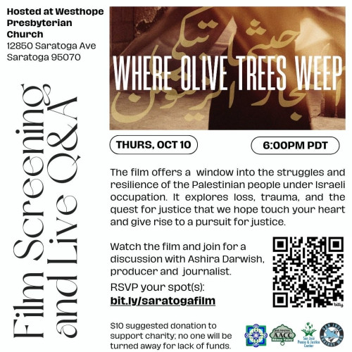 Where Olive Trees Week flier