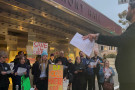 San Francisco Symphony chorus singers who are members of AGMA have gone on strike and had a strike picket in front of the Davies Hall and...