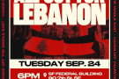 All Out for Lebanon event flyer