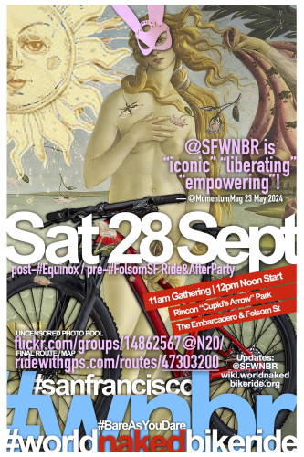 Saturday 28 September @SFWNBR #WNBRsf2024 Ride&AfterParty