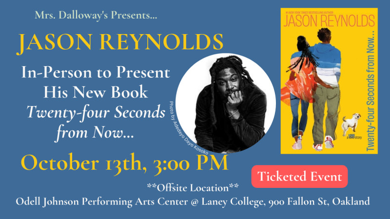 Author Event: Jason Reynolds at Laney College