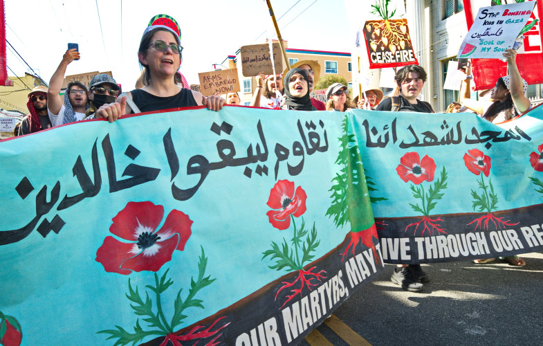 Hot day (thank you, Chevron) does not hamper march in Mission District