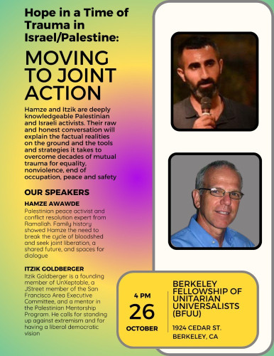 26 Oct-Hope in a Time of Trauma: Moving to Joint Action